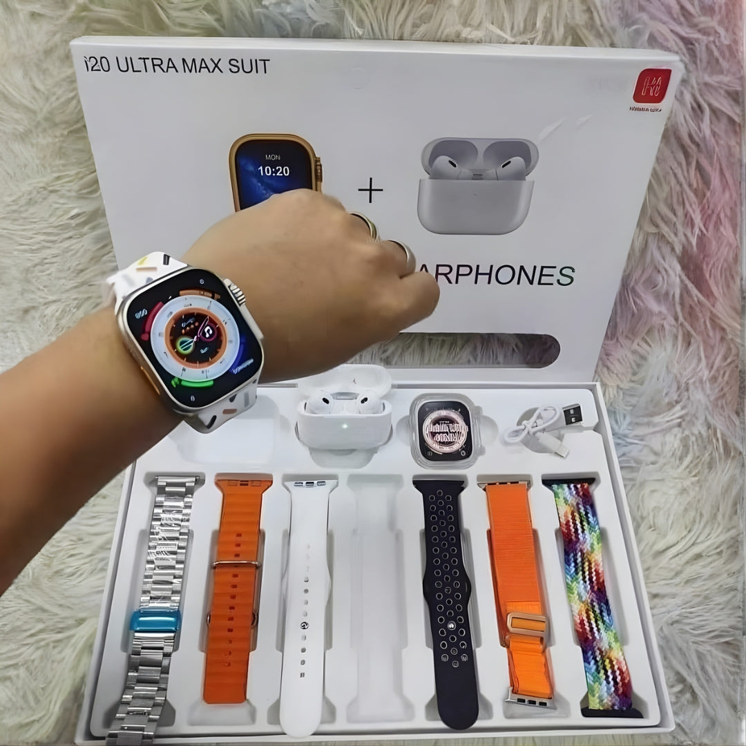 I20 Ultra Max Suit Smart Watch 10 in 1