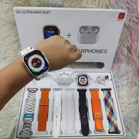 I20 Ultra Max Suit Smart Watch 10 in 1